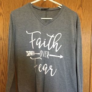 Faith over Fear long sleeve